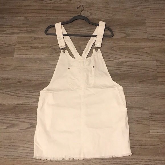 Worn Once-Forever 21 Jean Skirt Overall - Picture 1 of 7